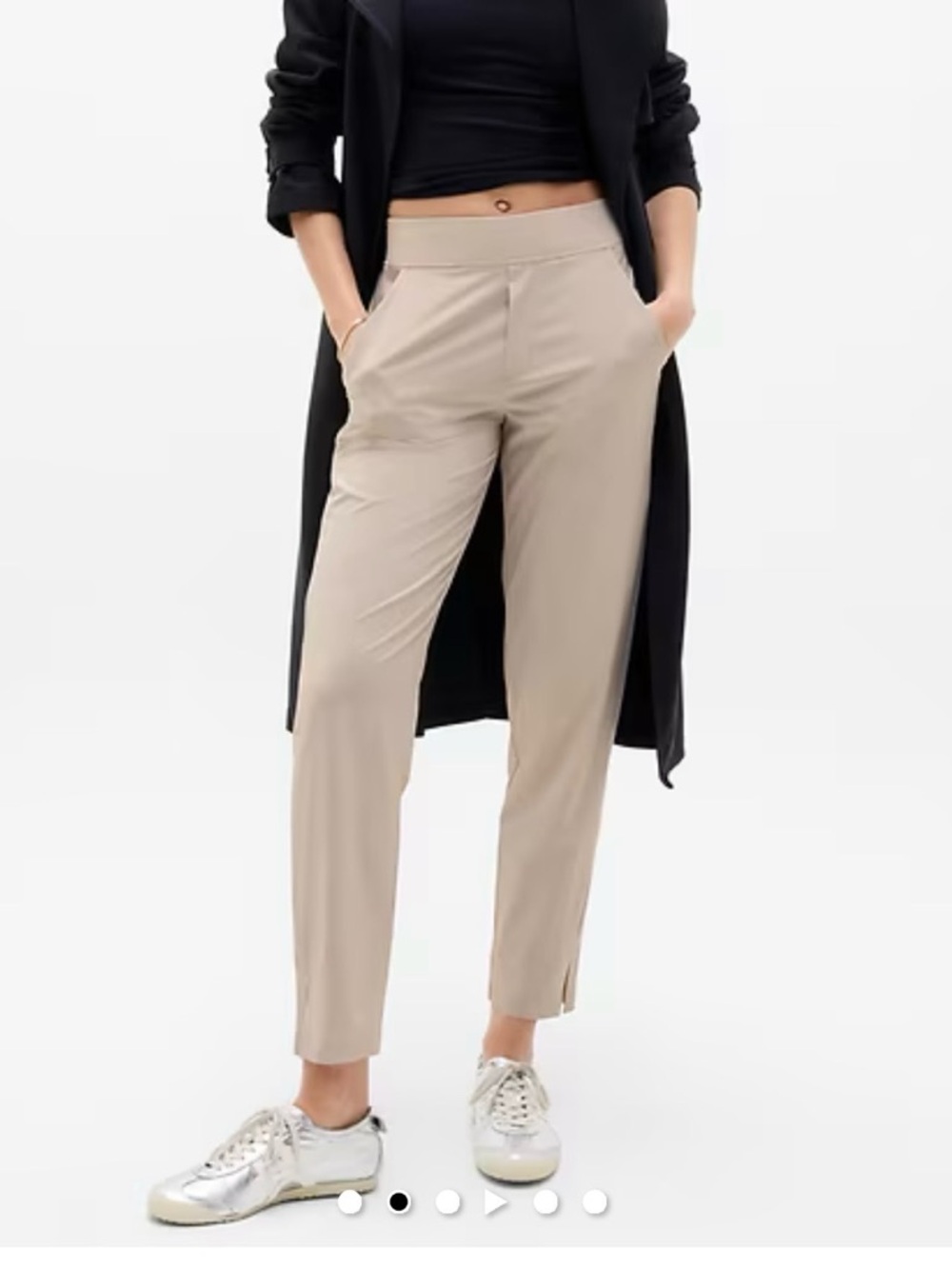 Athleta mid rise trouser